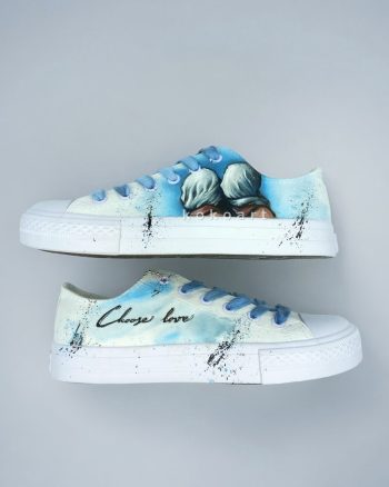 Choose Love Hand Painted Shoes