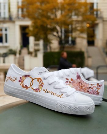 Customisable Hand Painted Bridal Shoes