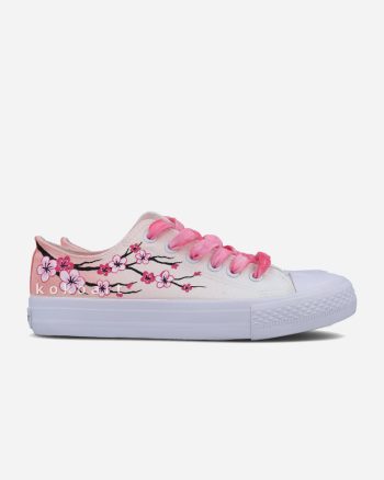 Almond Blossom Peach Ombre Hand Painted ShoesHand Painted Shoes