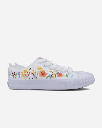 Floral Portobello Sign Hand Painted Shoes