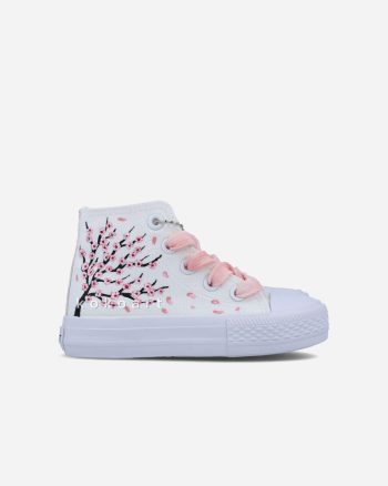 Pink Cherry Blossom Hand Painted Shoes