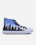 London Skyline Hand Painted Shoes