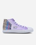 London Lilac Hand Painted Shoes