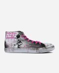 Pink Graffiti Hand Painted Shoes