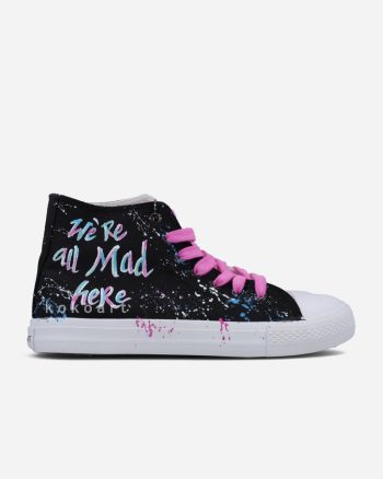 Mad Cat Hand Painted Shoes