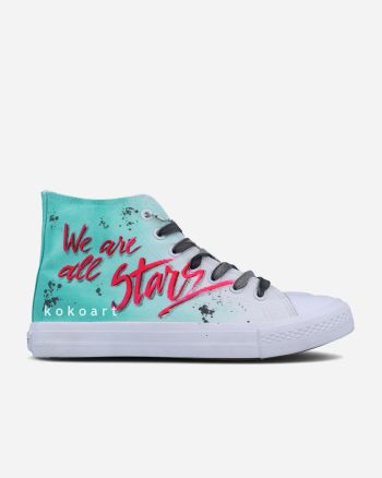 We are all Stars Pop Art Hand Painted Shoes