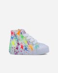 Neon Splatters Hand Painted Shoes