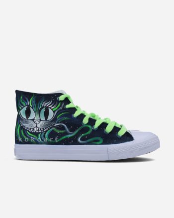 Mad Cat Hand Painted Shoes