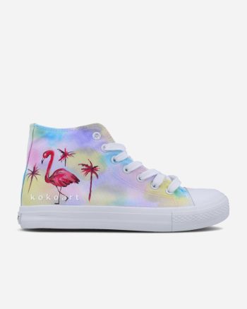 Flamingo Hand Painted Shoes