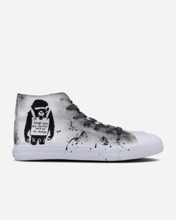 DJ Monkey Hand Painted Shoes