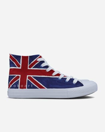 Union Jack Hand Painted Shoes
