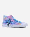 Pink Exotic Birds Hand Painted Shoes