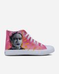 Frida Kahlo Pink Hand Painted Shoes