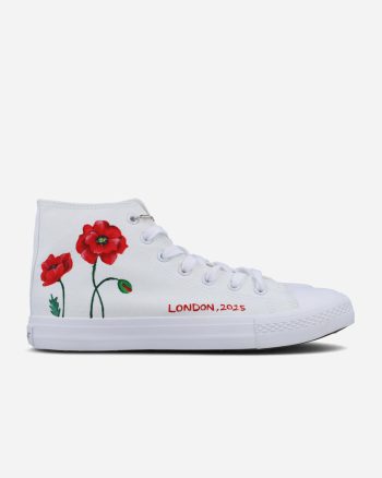 Poppies Hand Painted Shoes