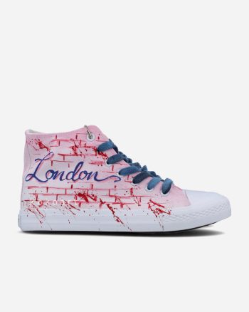 London Skyline Hand Painted Shoes