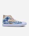 Great Wave Hand Painted Shoes