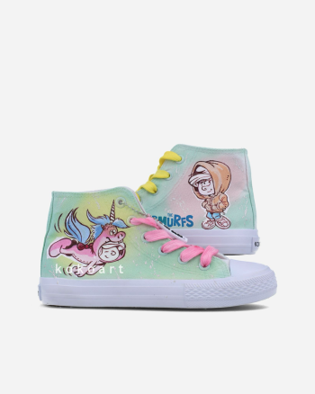 The Smurfs Urban Style Hand Painted Shoes