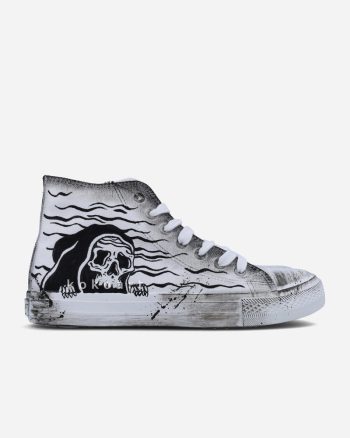 Grim Reaper Hand Painted Shoes