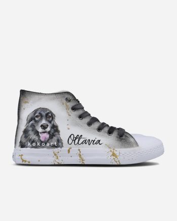 Realistic Pet Portrait Hand Painted Shoes