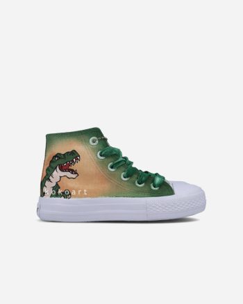 Dinosaur Hand Painted Shoes