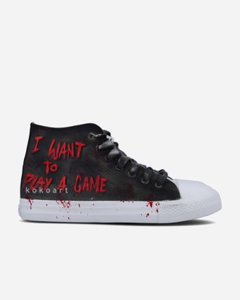 I want to Play a Game Hand Painted Shoes