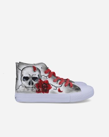 Skulls Hand Painted Shoes